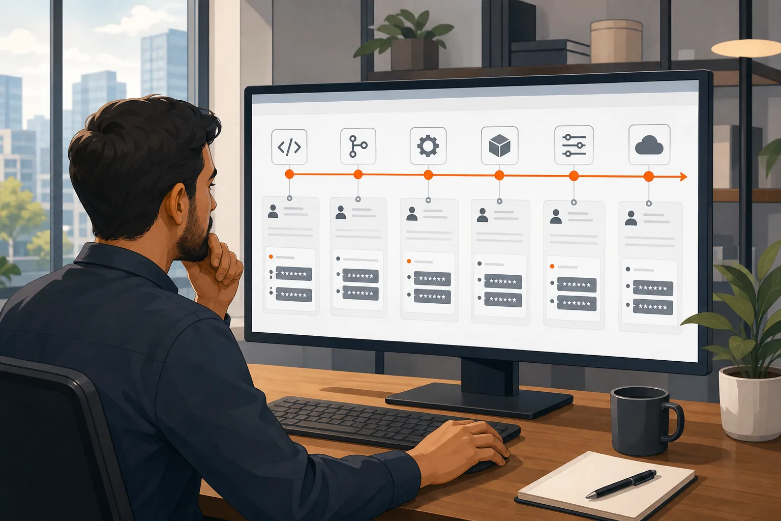 Test and review an audit trail for environment variable changes