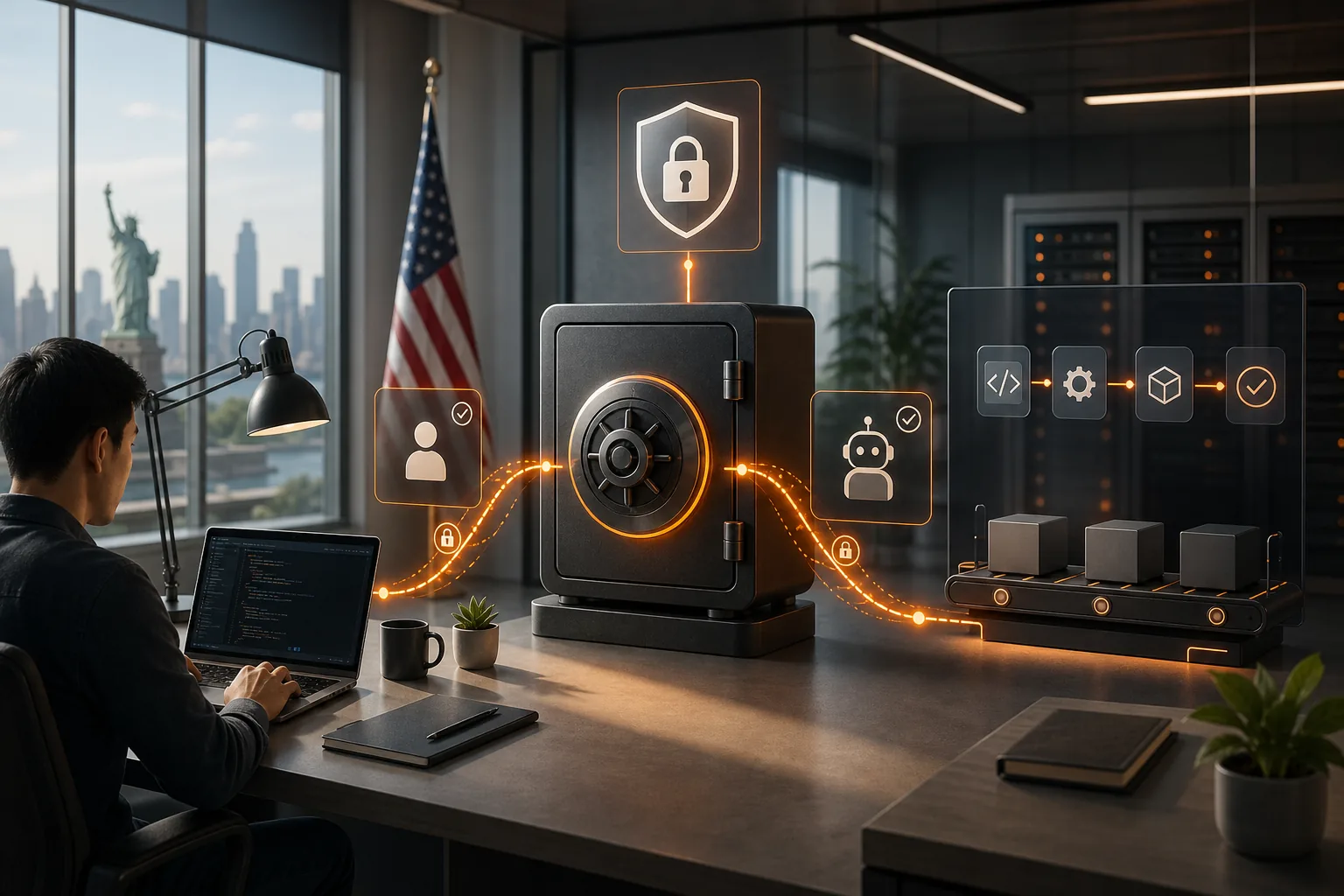 A Secure Workflow for Running Agents With Hidden Secrets