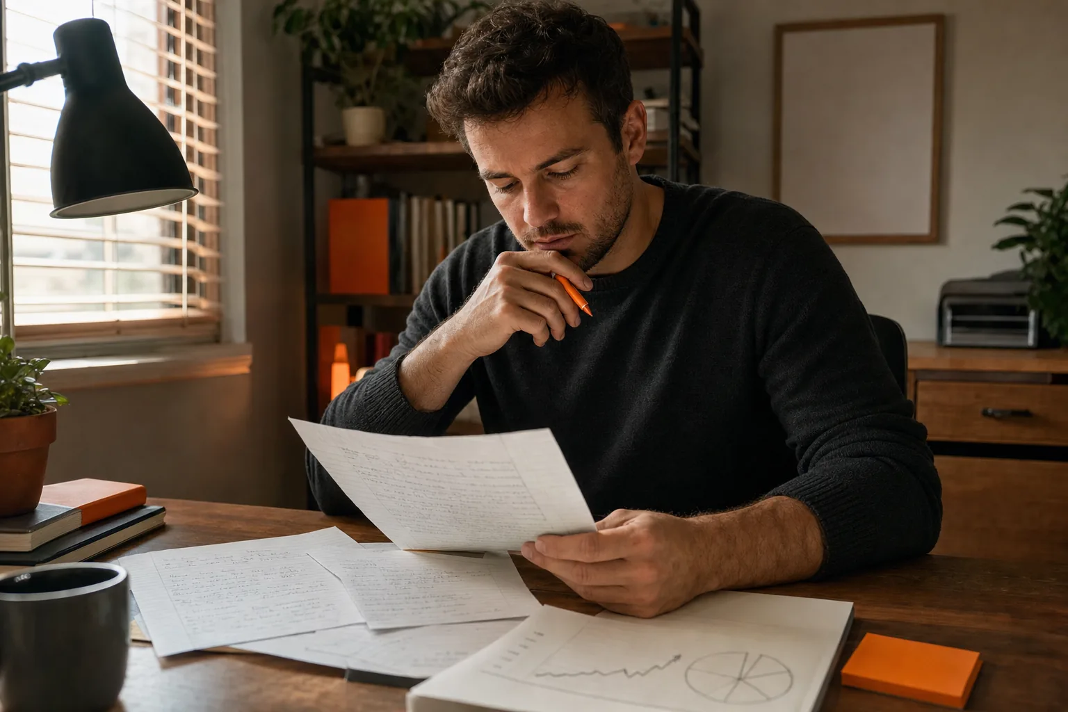 SaaS founder mapping a customer pain point to the $1K MRR customer math.