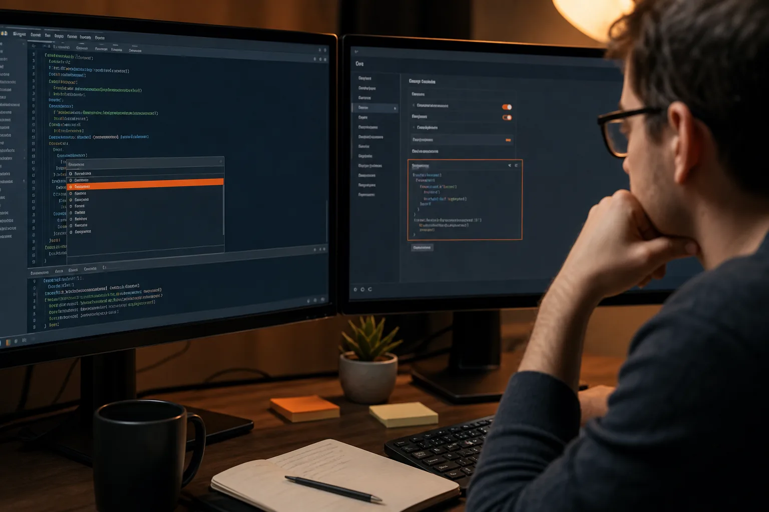 Troubleshooting incorrect language snippets during a mock coding session.