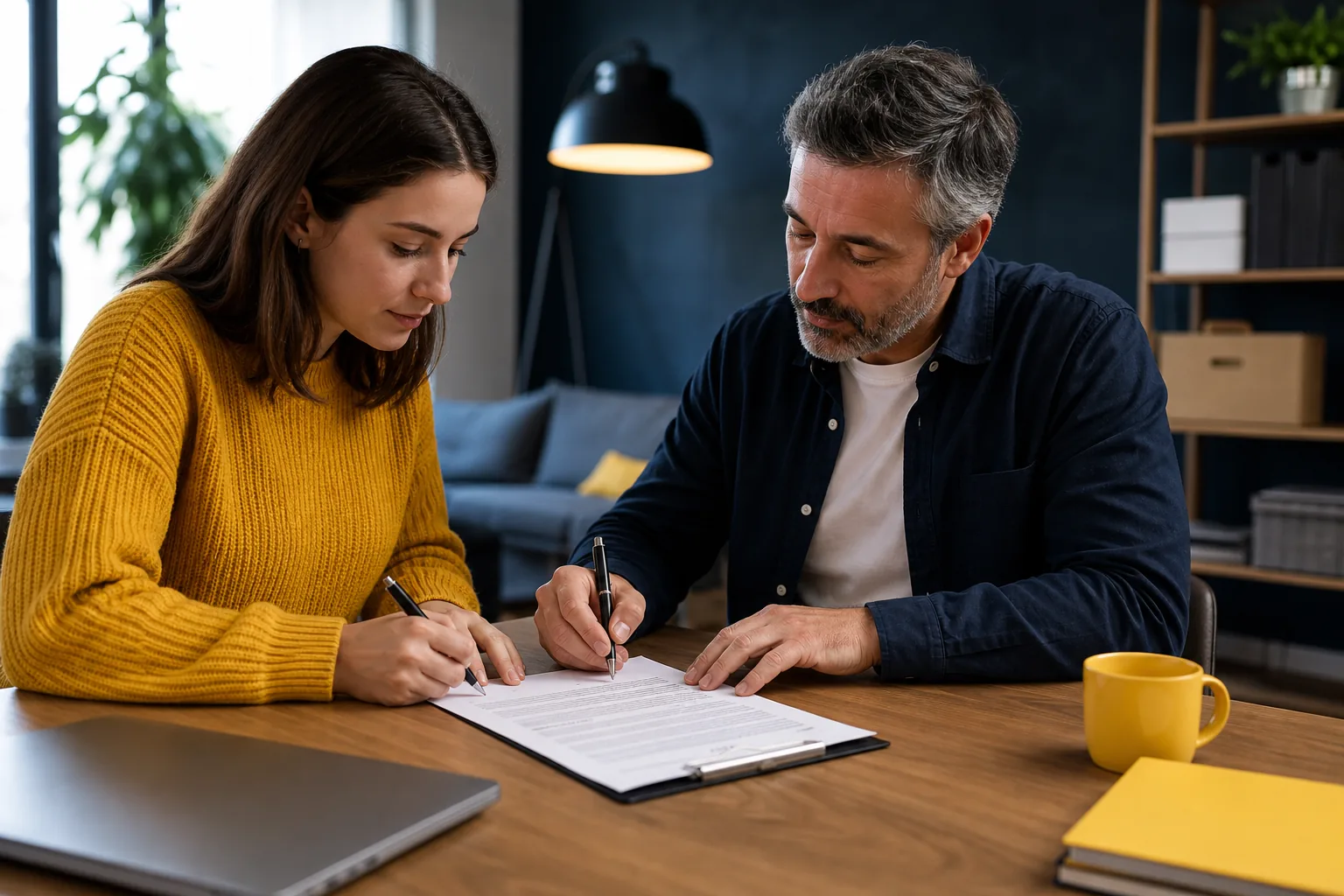 Removing someone from a lease - signing amendment.