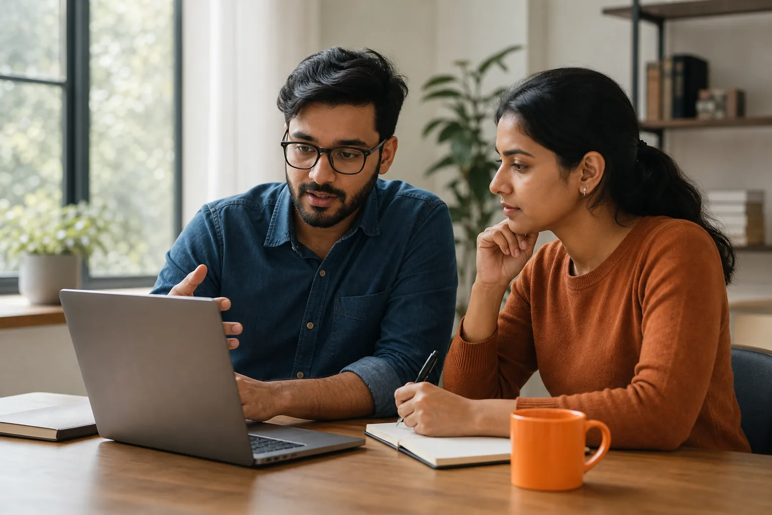Engineers reviewing a timed coding interview mock and feedback