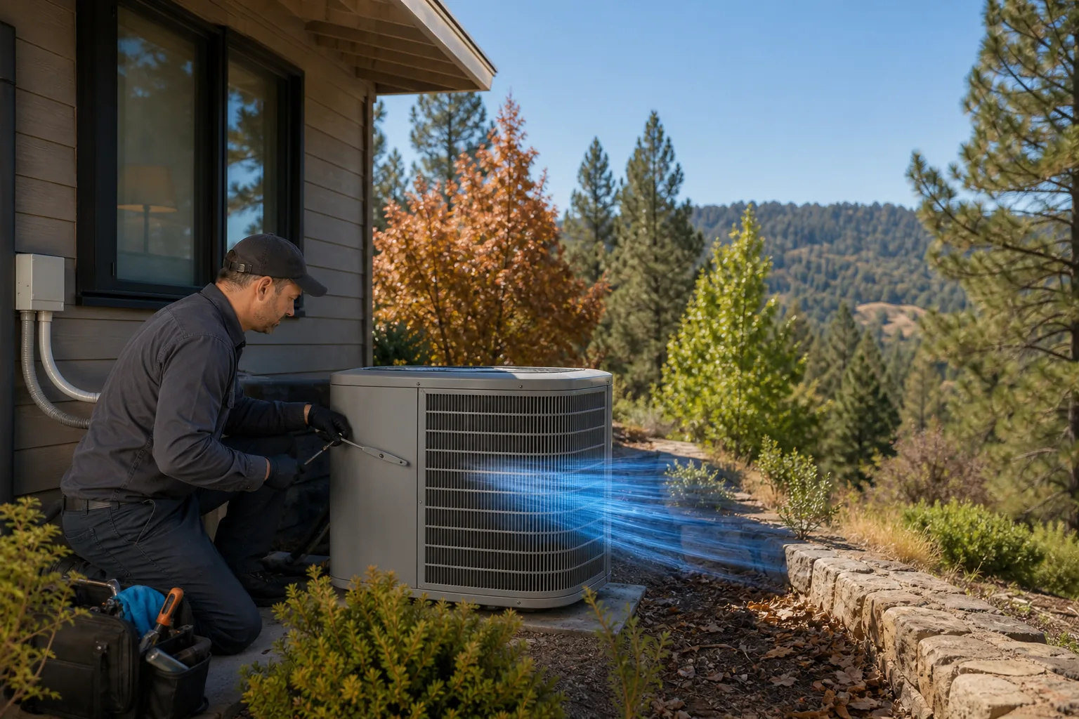 HVAC system assessment for changing Northern California seasons.