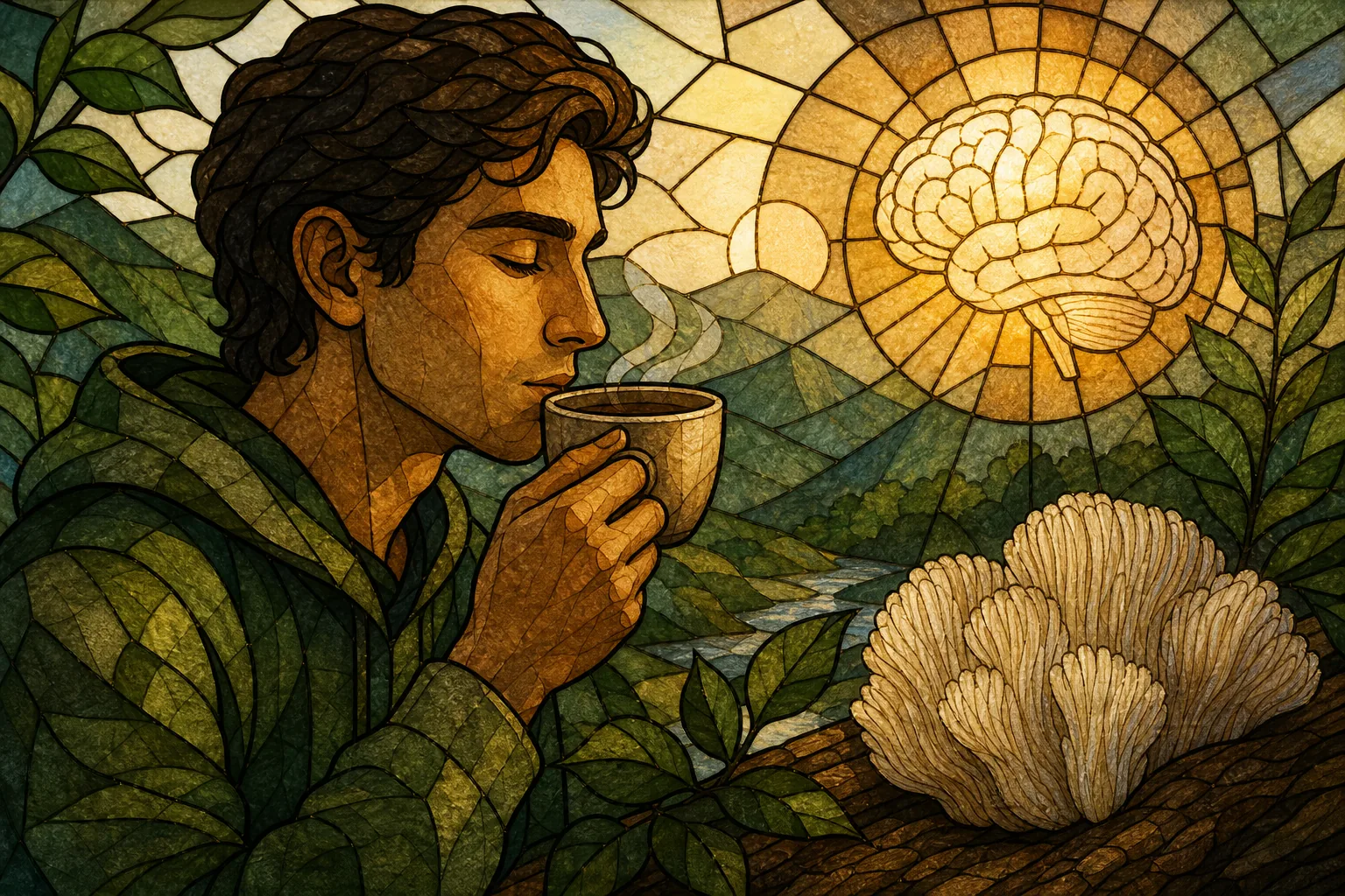 Lion's mane mushroom coffee benefits visual