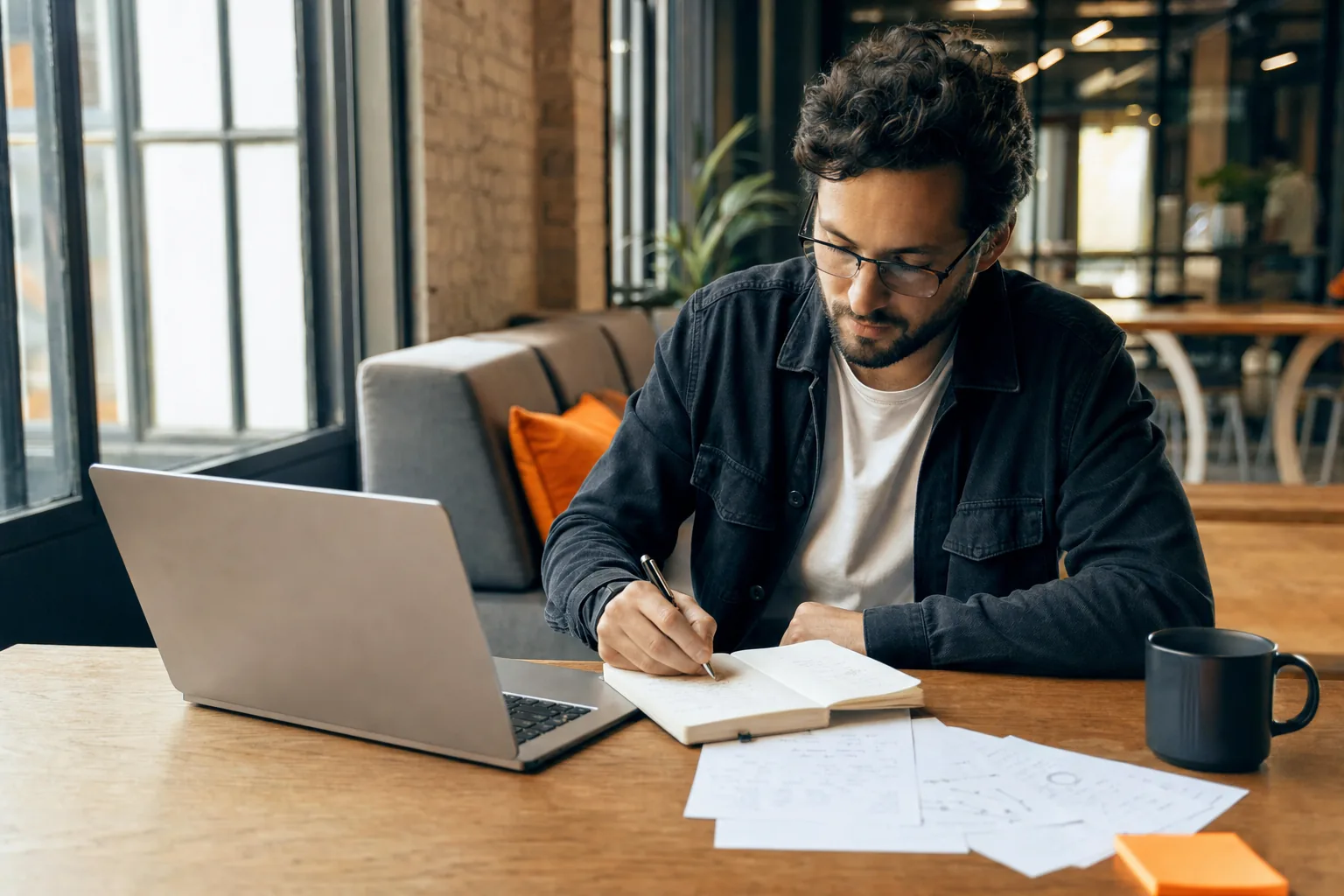 SaaS founder defining an ideal customer and writing a clear product message.