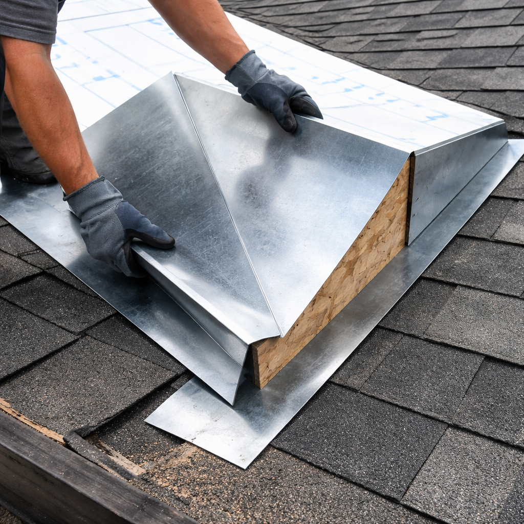 roof cricket installation cost material selection.