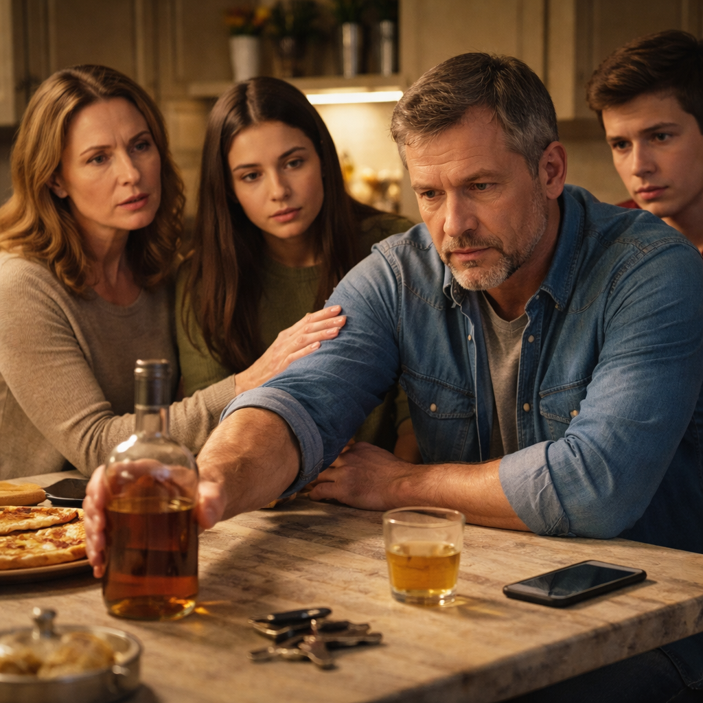 family recognizing alcohol dependency signs