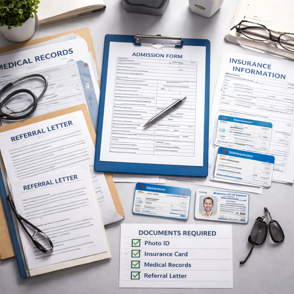 same day rehab admission process documentation requirements