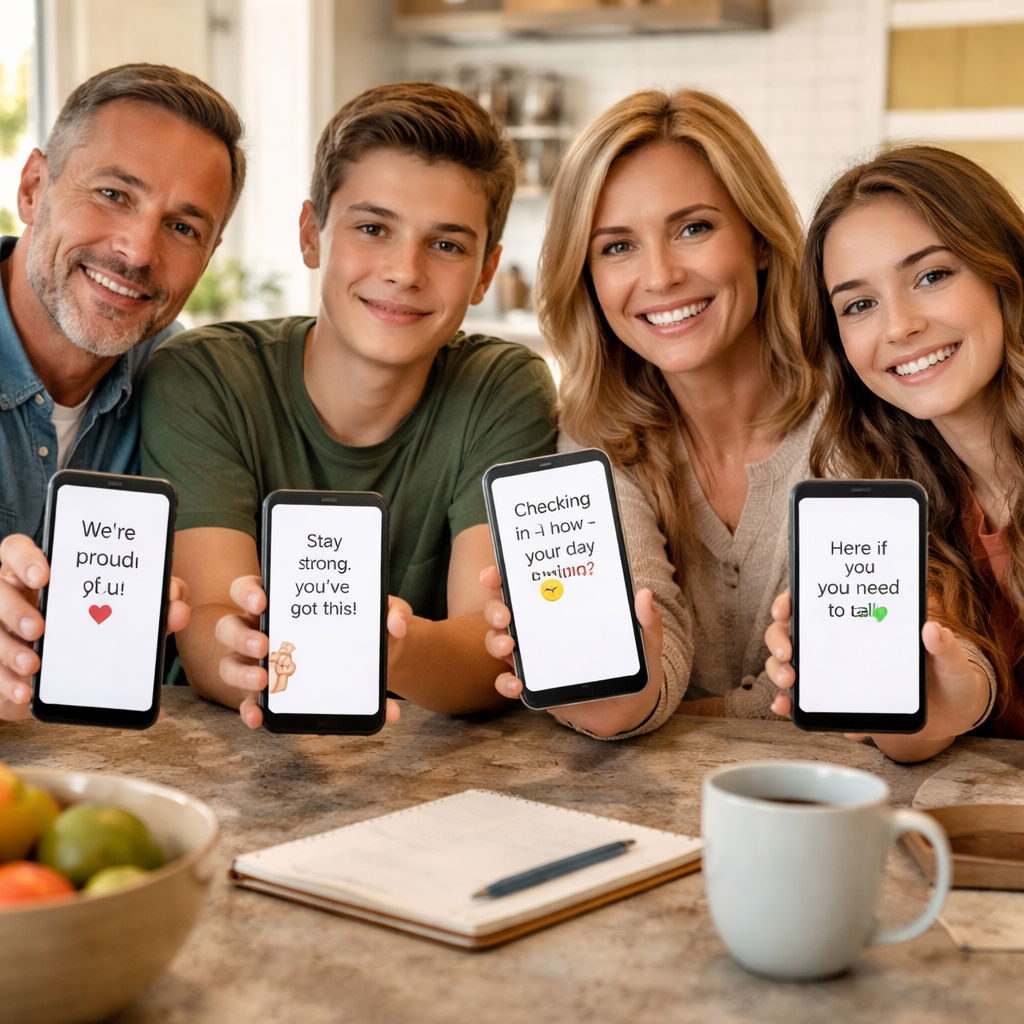 family post‑intervention support scene