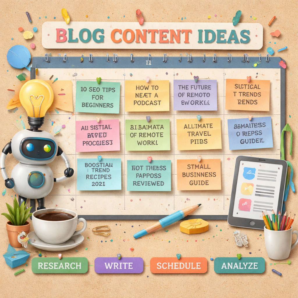 ai powered content ideation for blogs calendar workflow
