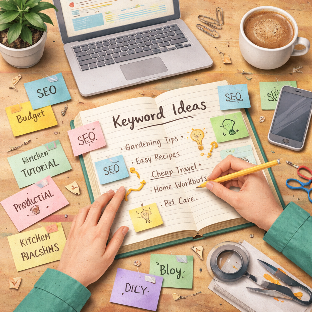 brainstorming seed topics for low competition keyword research