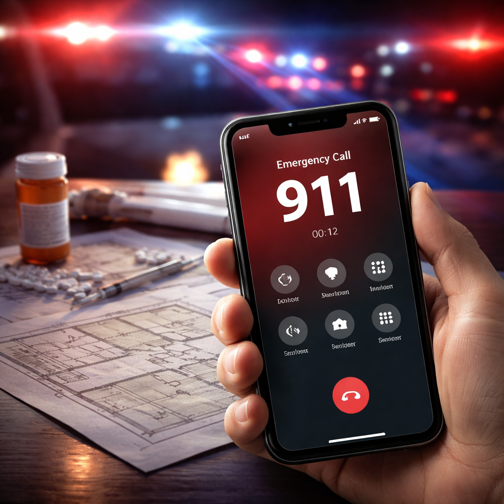 emergency call for opioid overdose