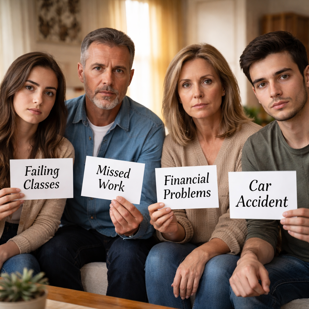family intervention planning in a supportive setting