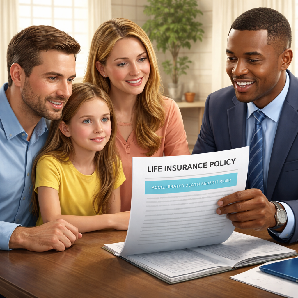 accelerated death benefit rider explanation.