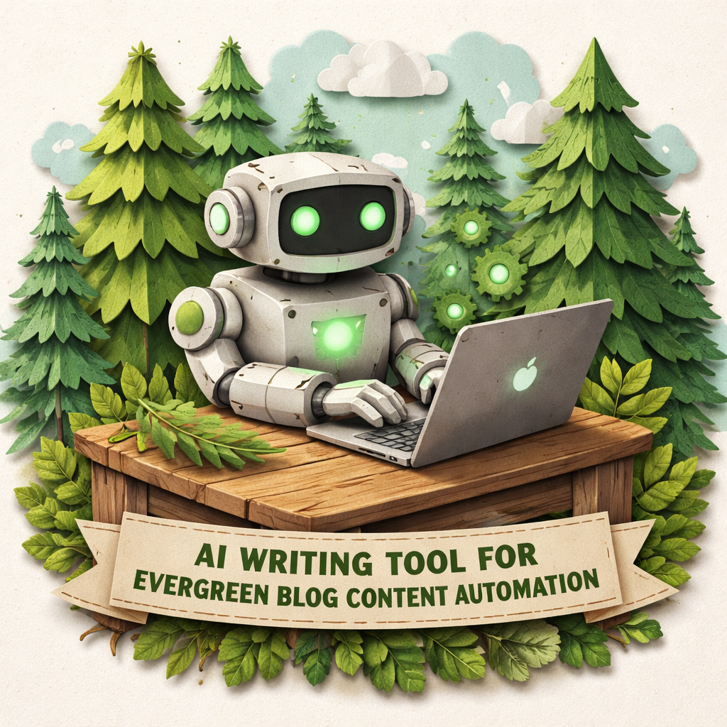 AI writing tool for evergreen blog content automation