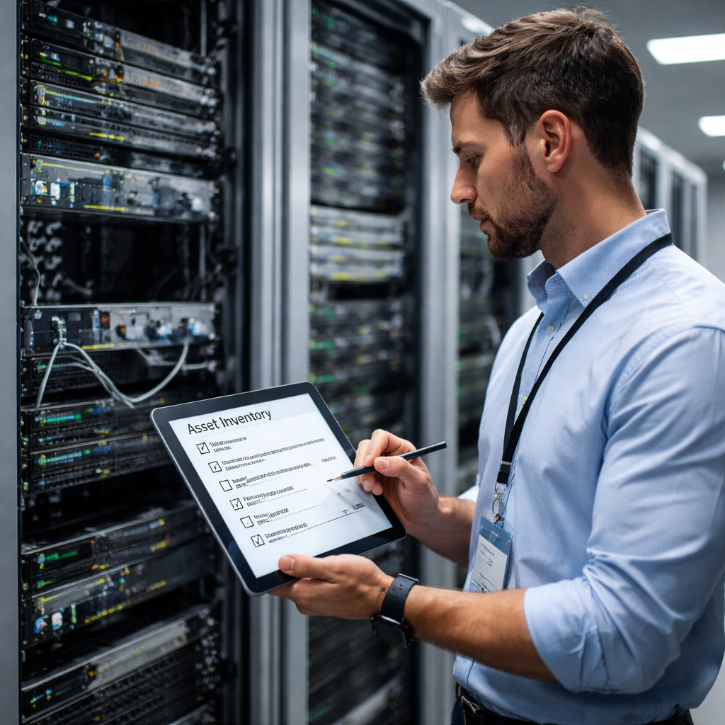 IT security audit checklist asset inventory process documentation