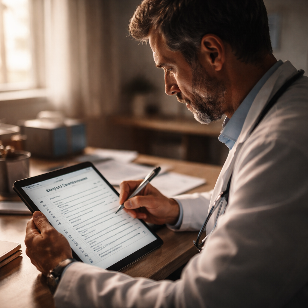 burnout questionnaire for doctors validation process