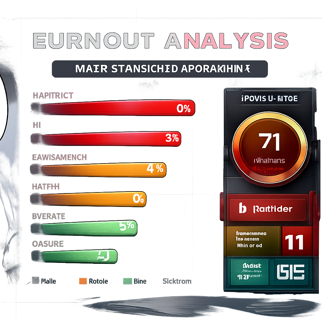 burnout questionnaire for doctors result analysis dashboard