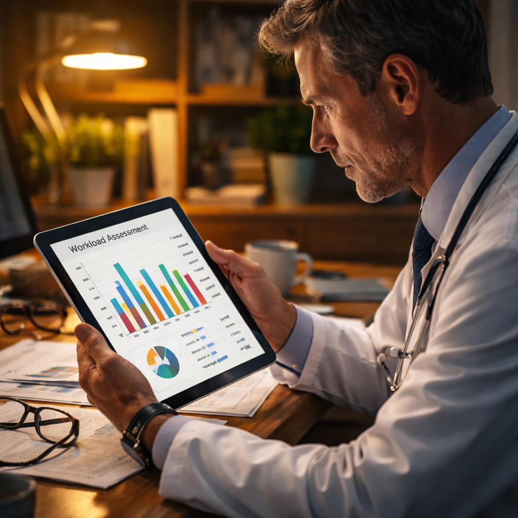 burnout prevention strategies for physicians workload assessment