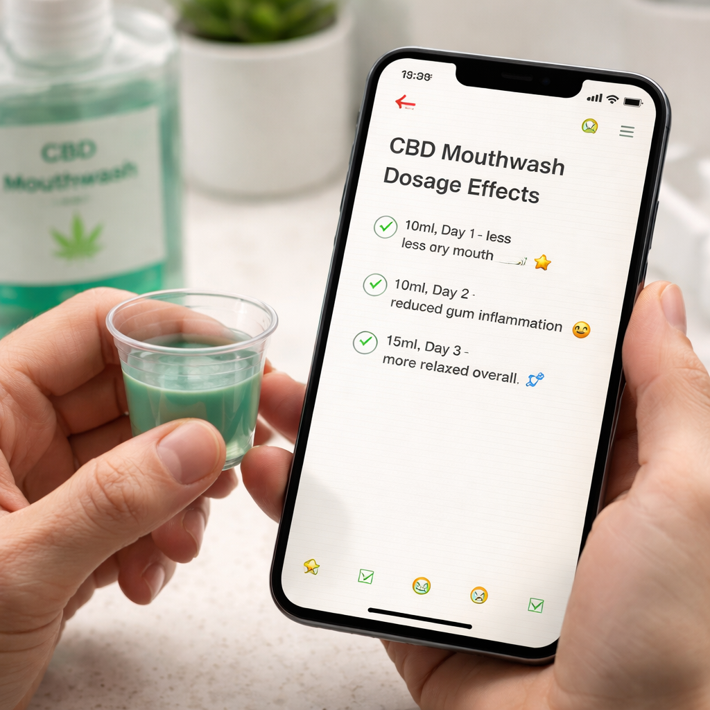 monitoring cbd mouthwash dosage effects
