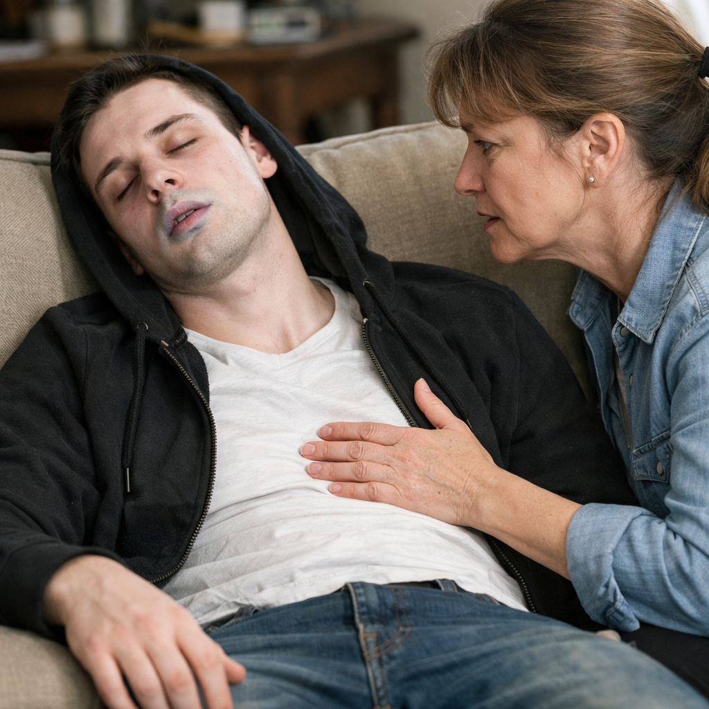 Recognizing opioid overdose signs pale skin blue lips unresponsive