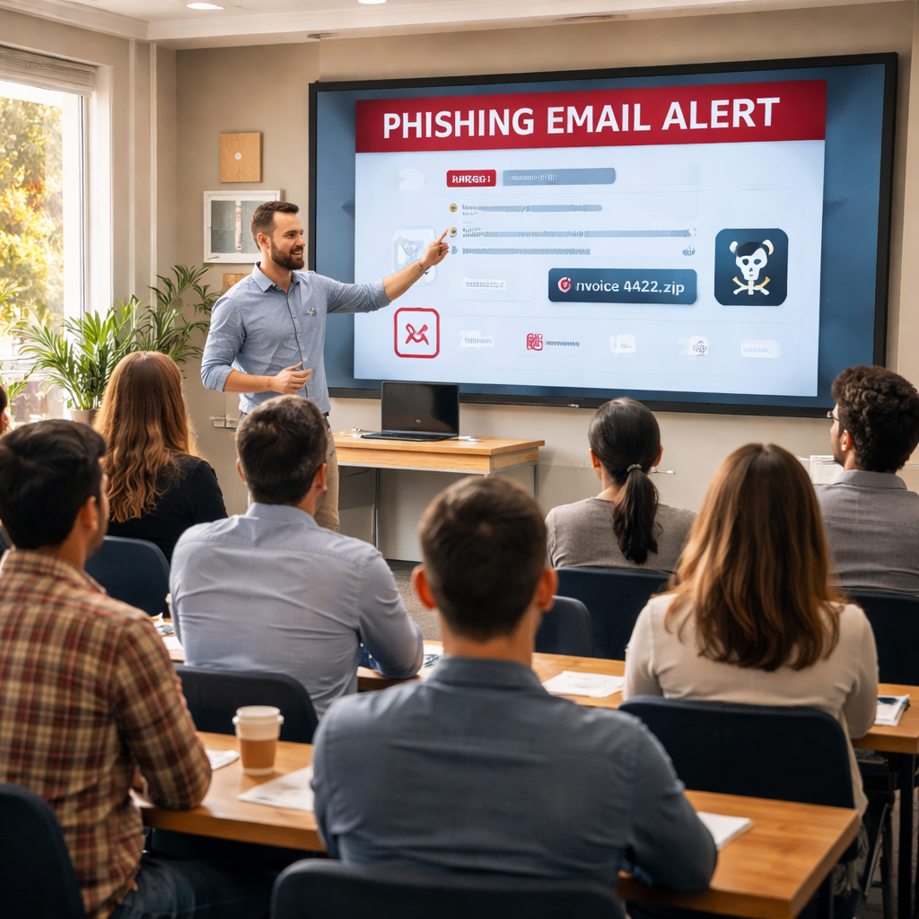ransomware staff training in Monterey small business