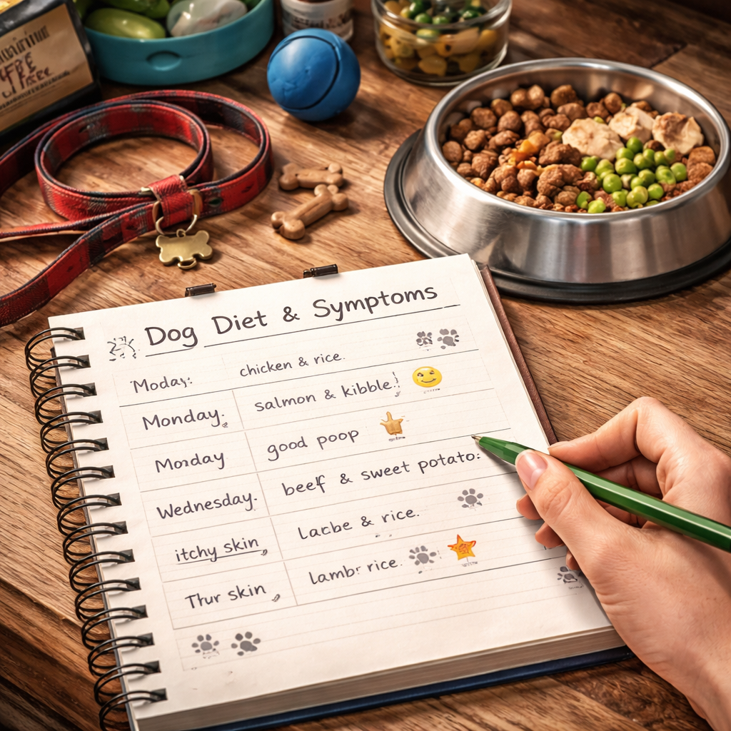 dog diet tracking sheet