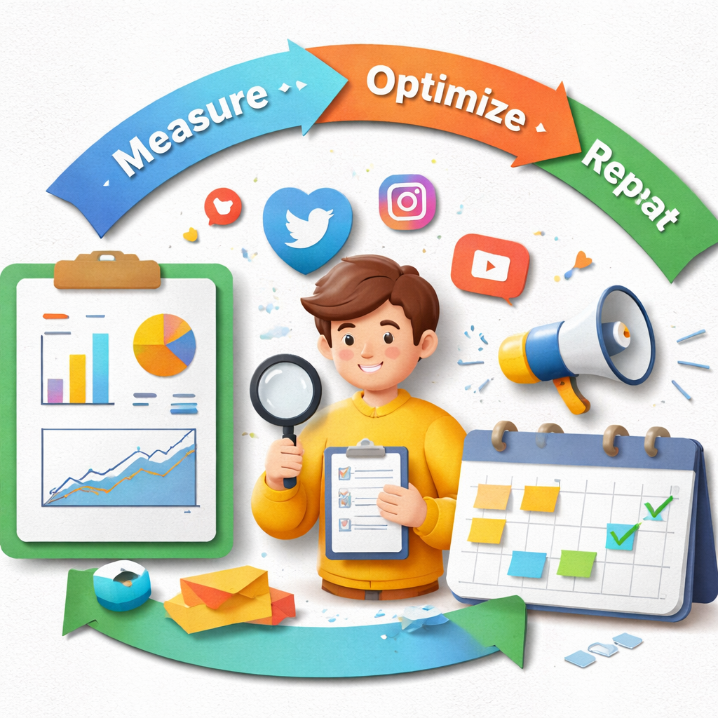 free social media automation tools measurement and optimization workflow