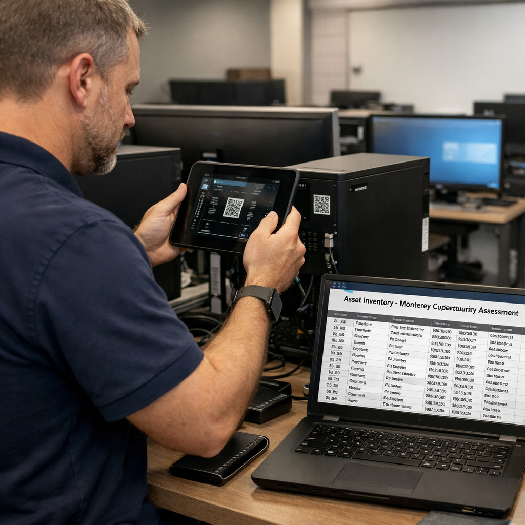 asset inventory process for Monterey cybersecurity assessment