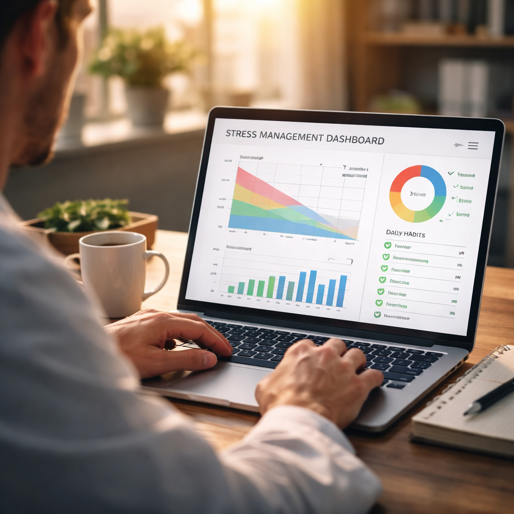 clinical stress management checklist tracking visual