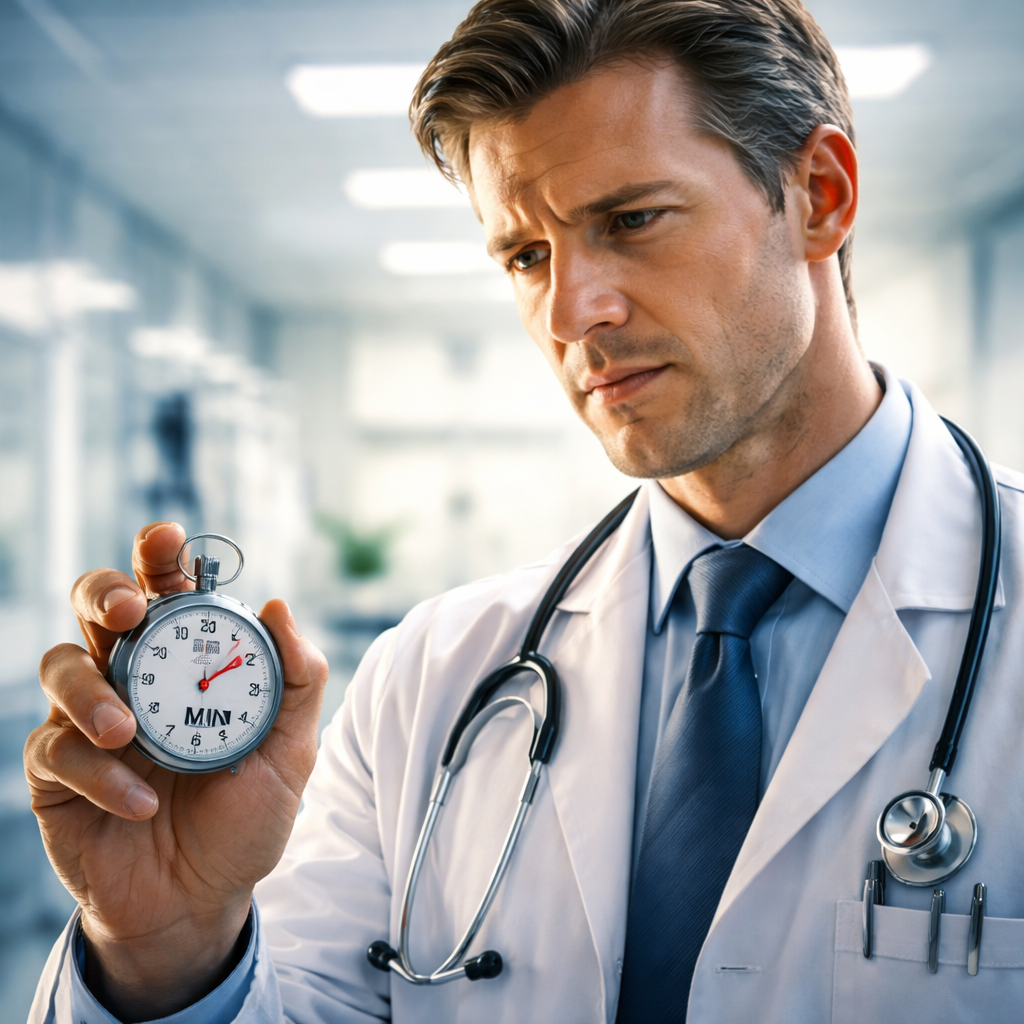 doctor using 2‑minute rule for workload stress reduction for doctors