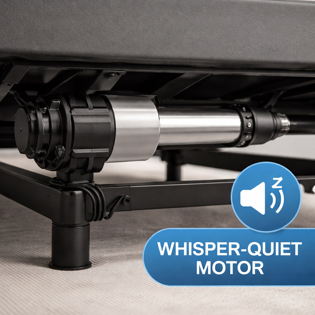 quiet motor adjustable bed for restless leg syndrome australia