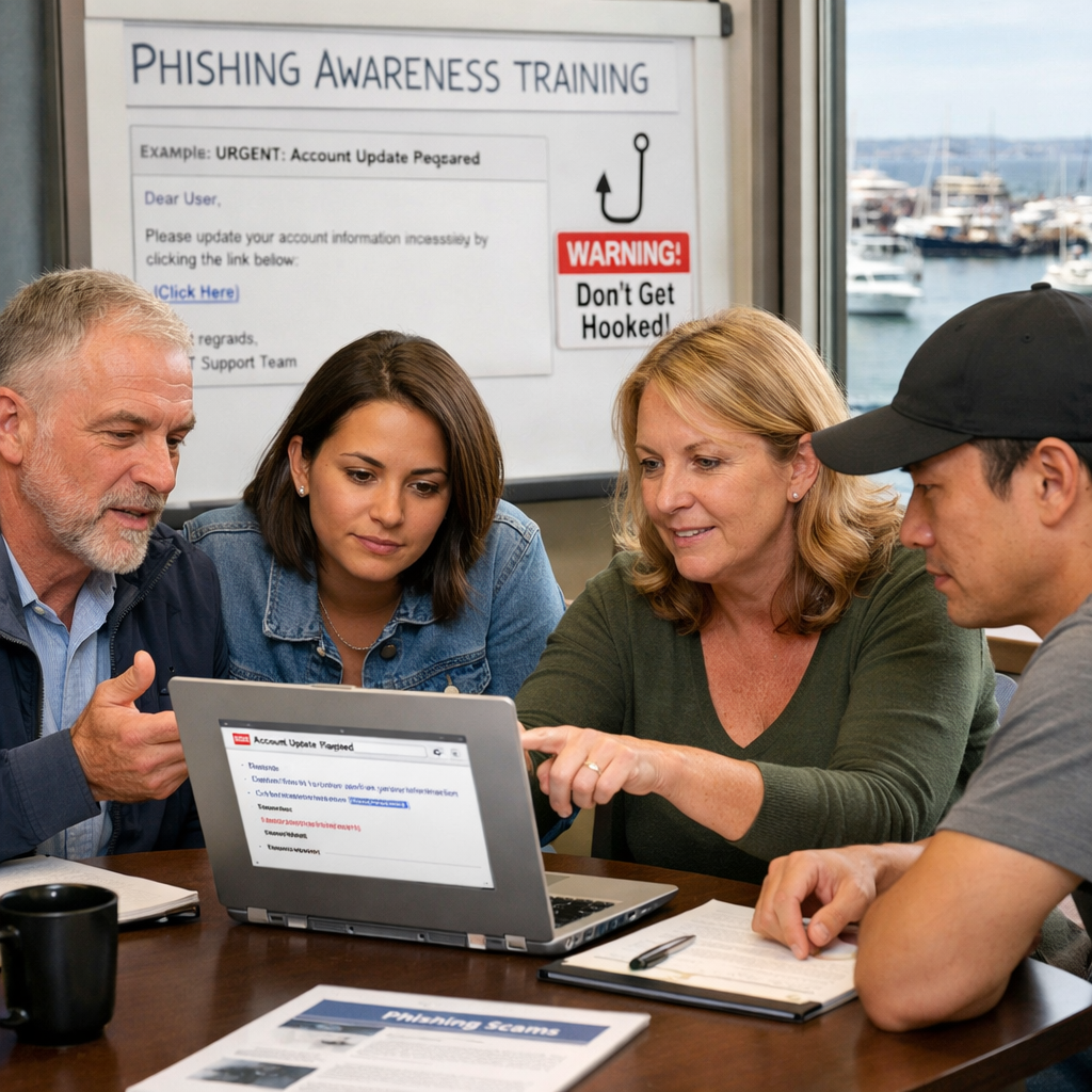ongoing phishing training for Monterey SMBs