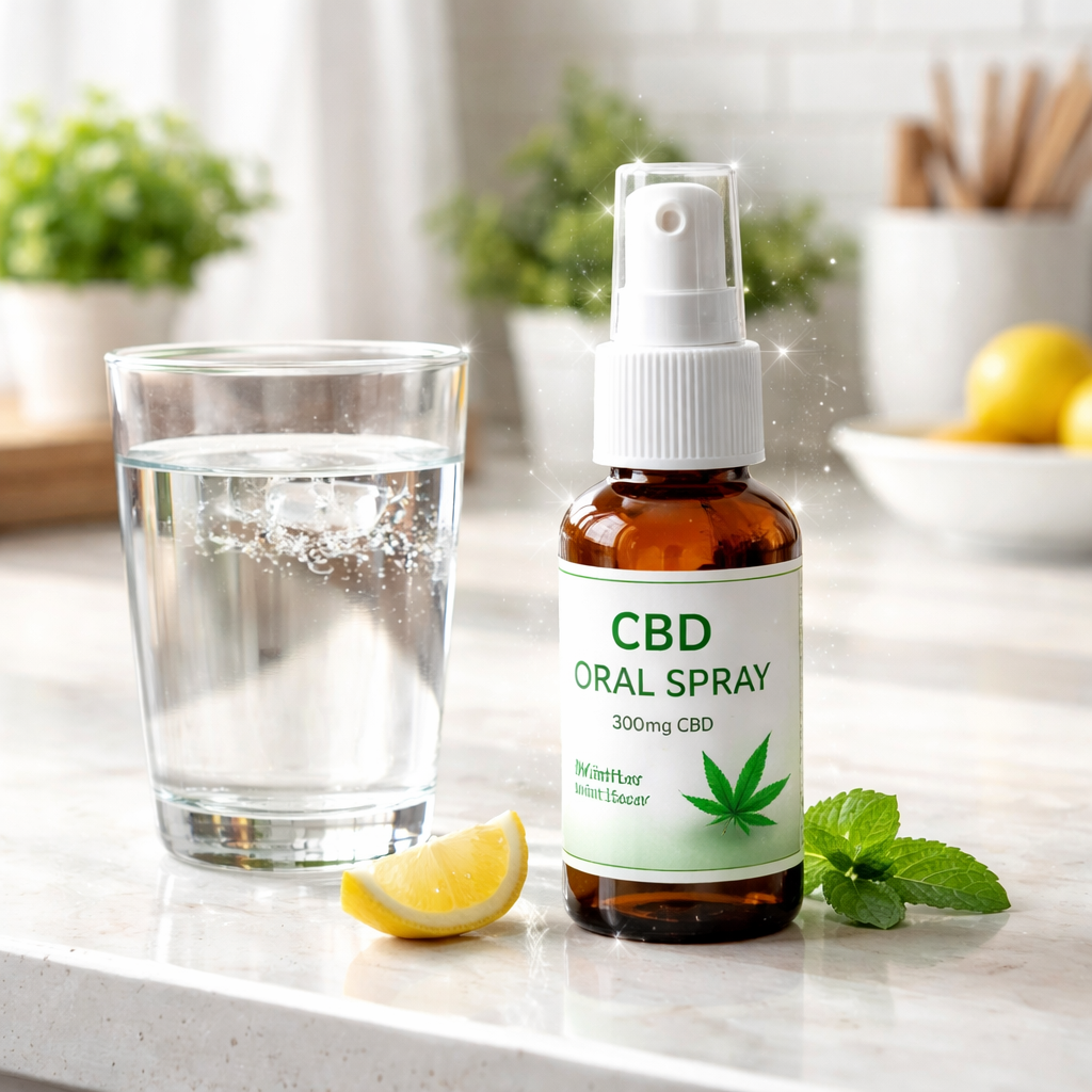 proper storage of a CBD oral spray.