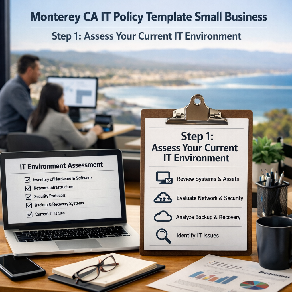 monterey ca IT policy template small business step 1: assess your current it environment