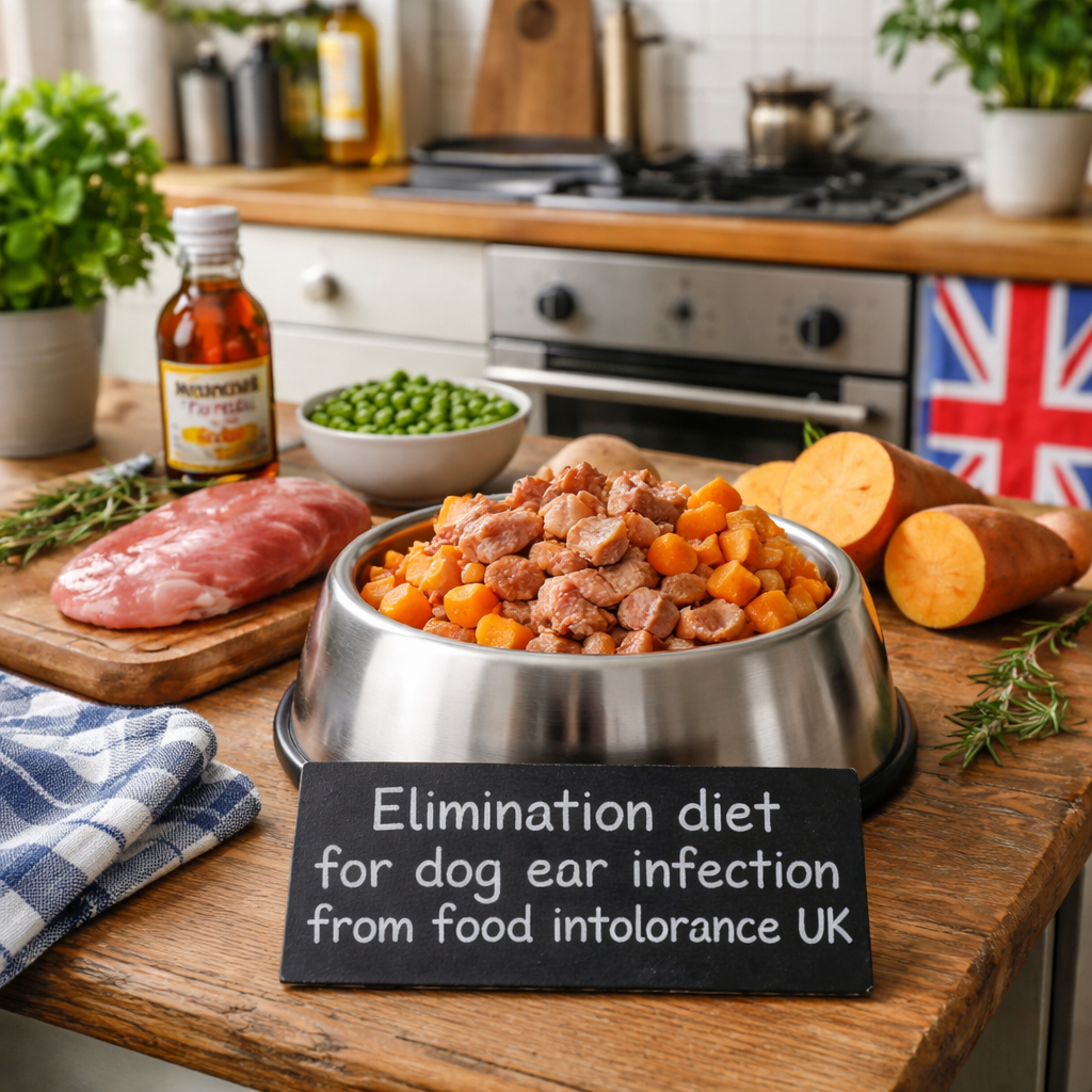 dog ear infection food elimination diet kitchen setup
