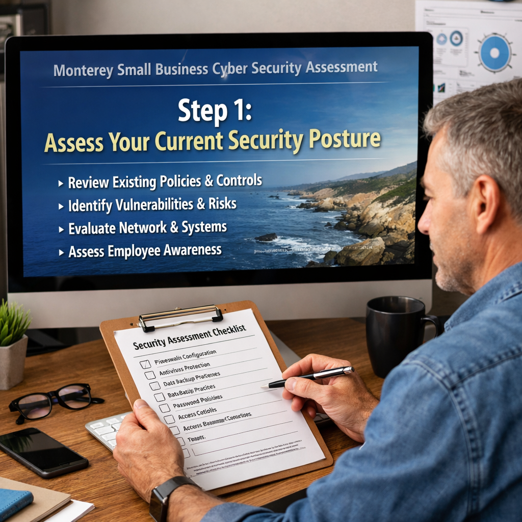 monterey small business cyber security assessment step 1: assess your current security posture