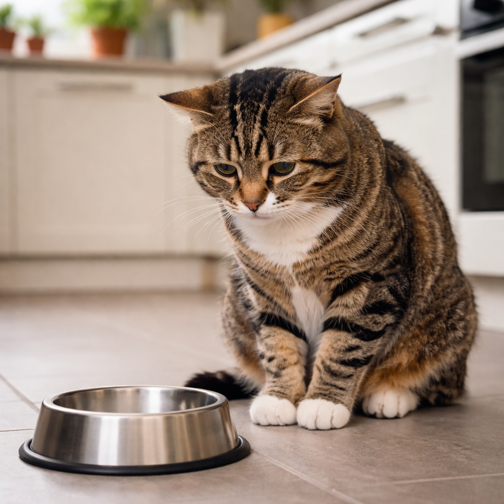 Cat showing signs of upset stomach after new food UK pet owners should watch for