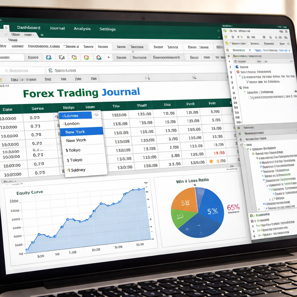customized forex trading journal automation in Excel