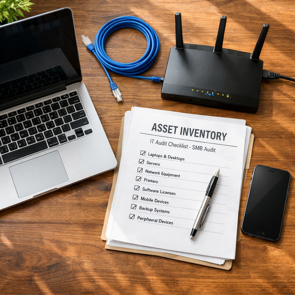 IT asset inventory checklist for SMB audit in Monterey