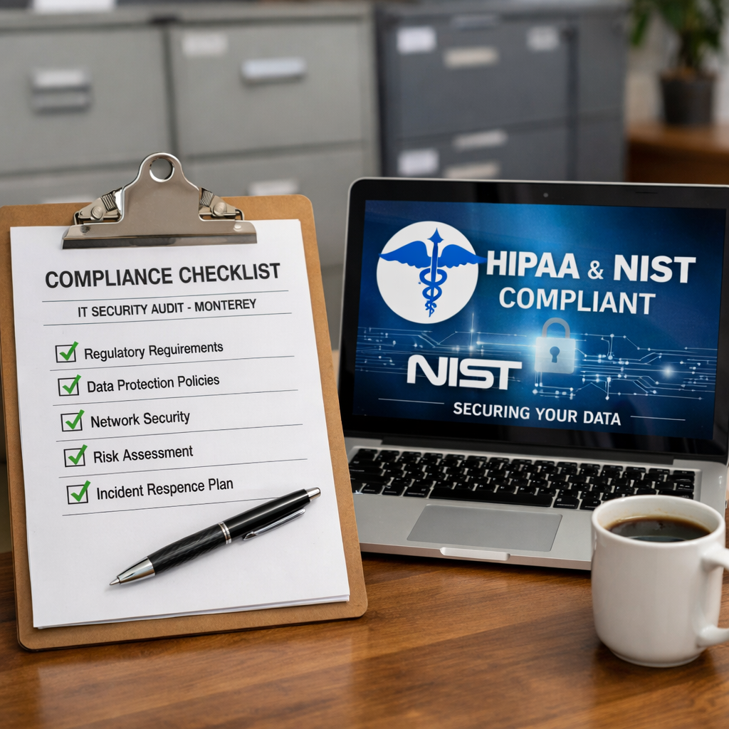 Compliance evaluation for IT security audit Monterey