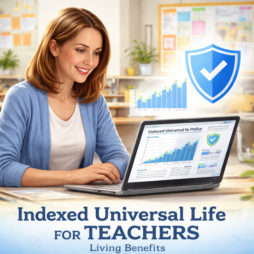 indexed universal life for teachers living benefits
