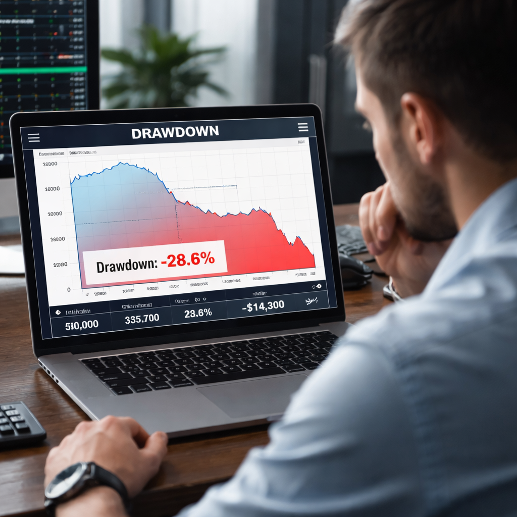 forex drawdown calculator visualizing account equity decline