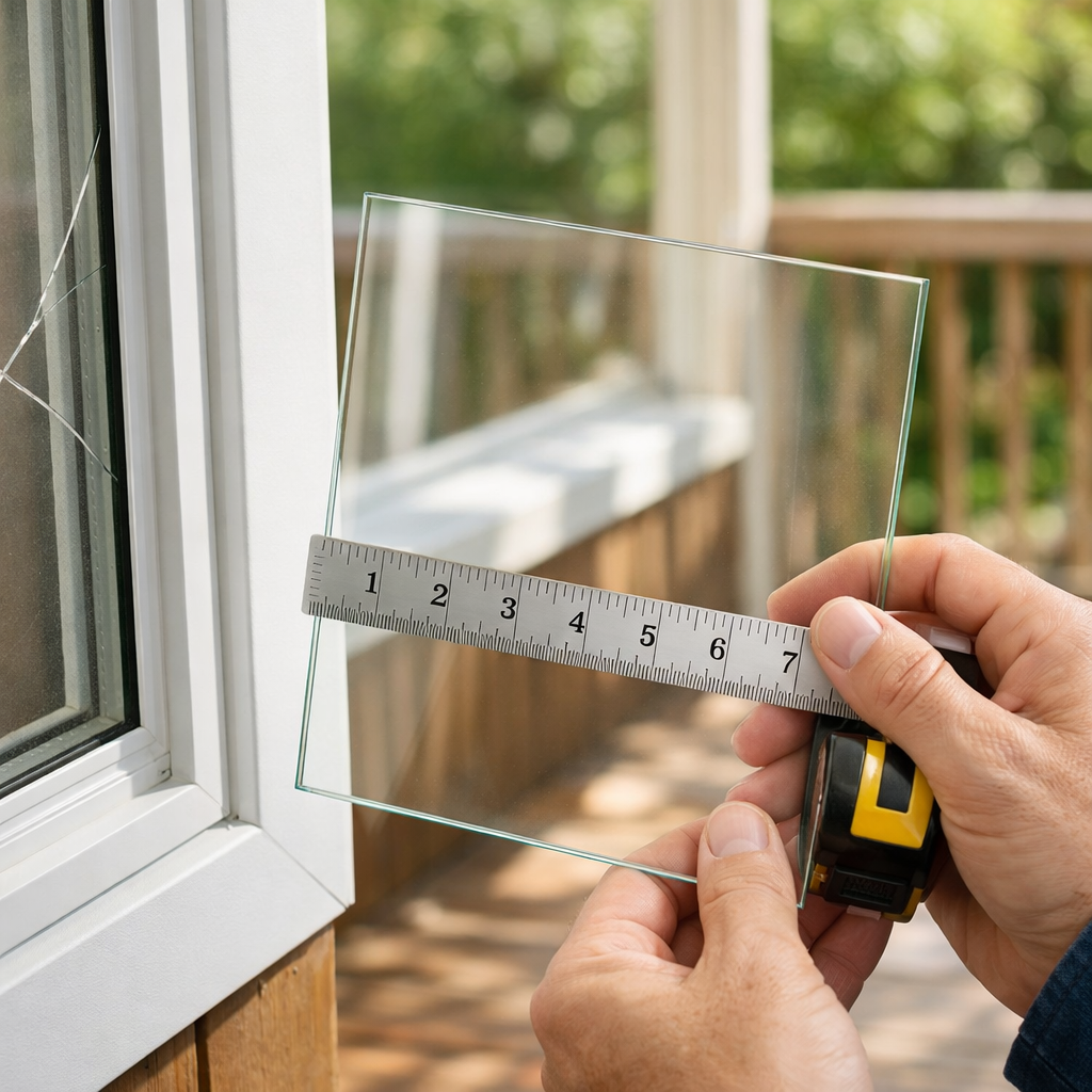 replace cracked vinyl window pane guide