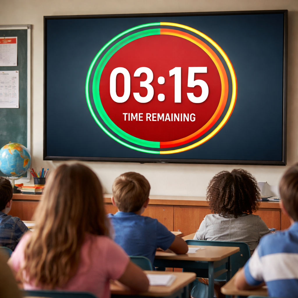 pomodoro timer for teachers classroom visual
