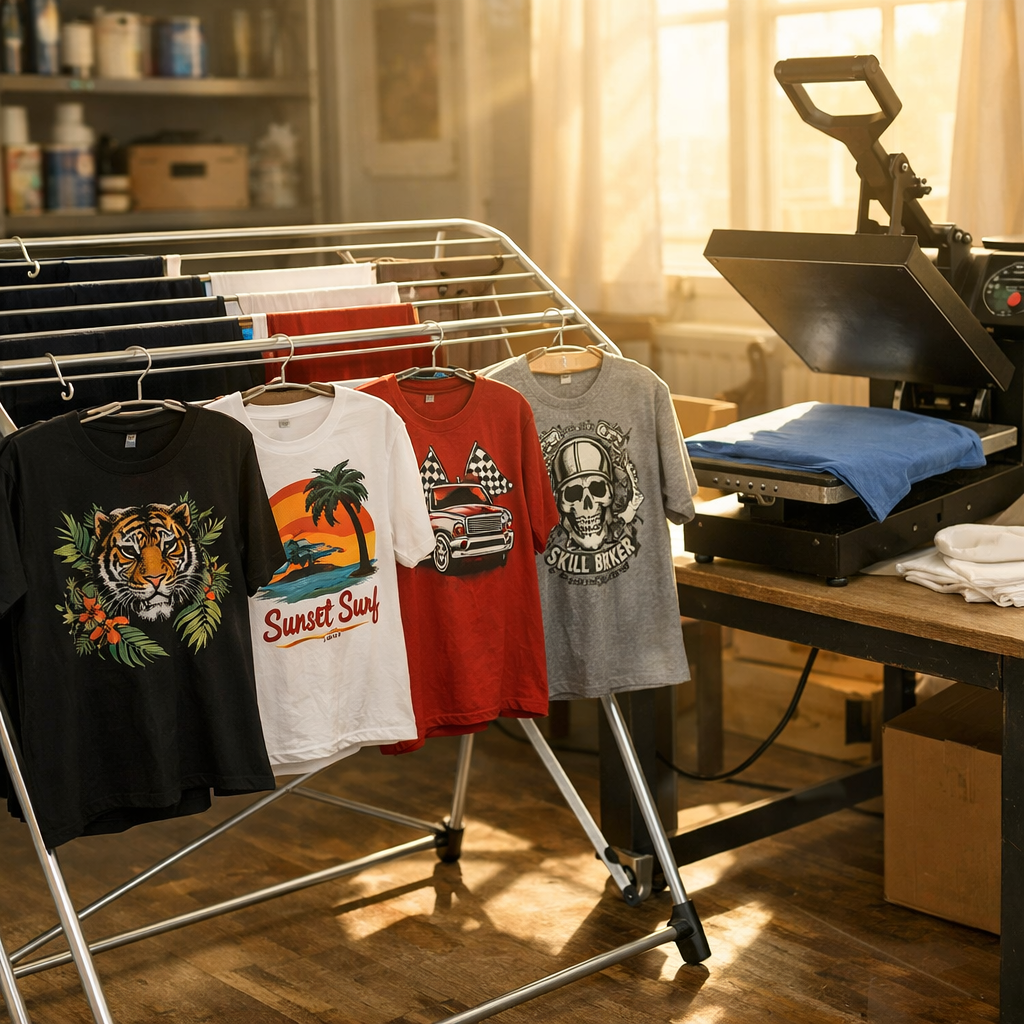curing and caring for printed shirts