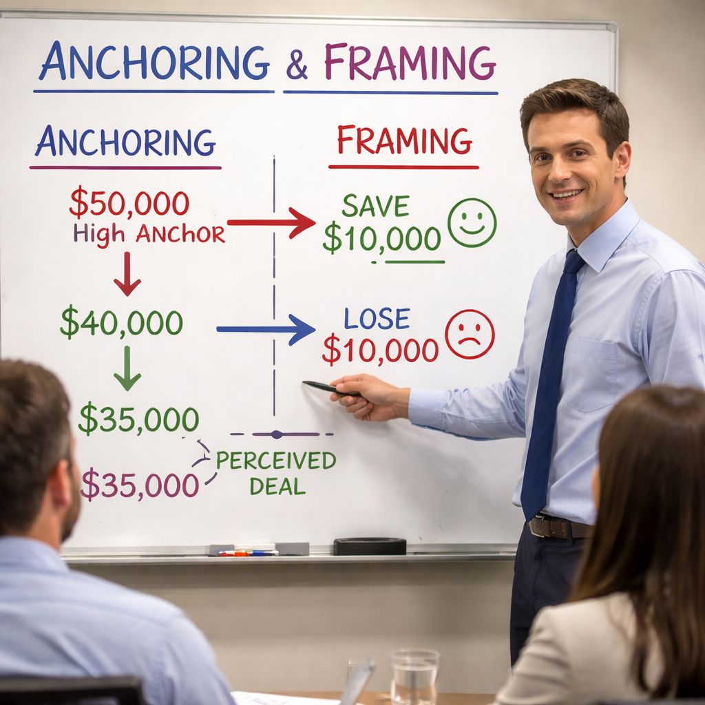 anchoring framing tactics in negotiation
