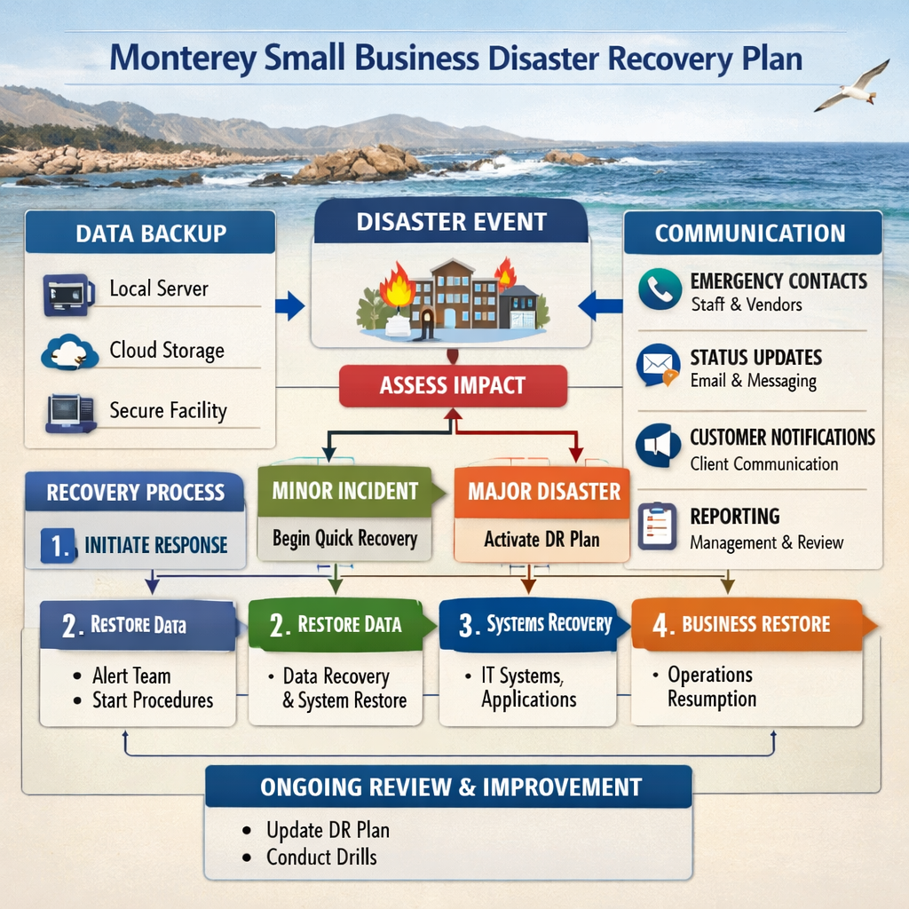 Monterey small business disaster recovery plan