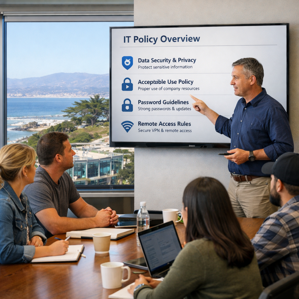 Monterey IT policy communication session