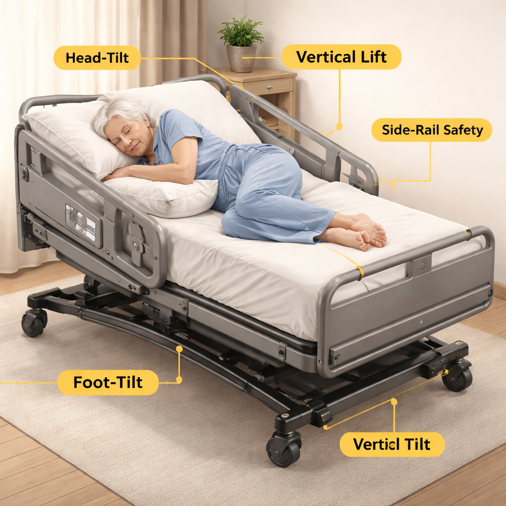 maintenance and safety setup for senior side sleeper adjustable bed